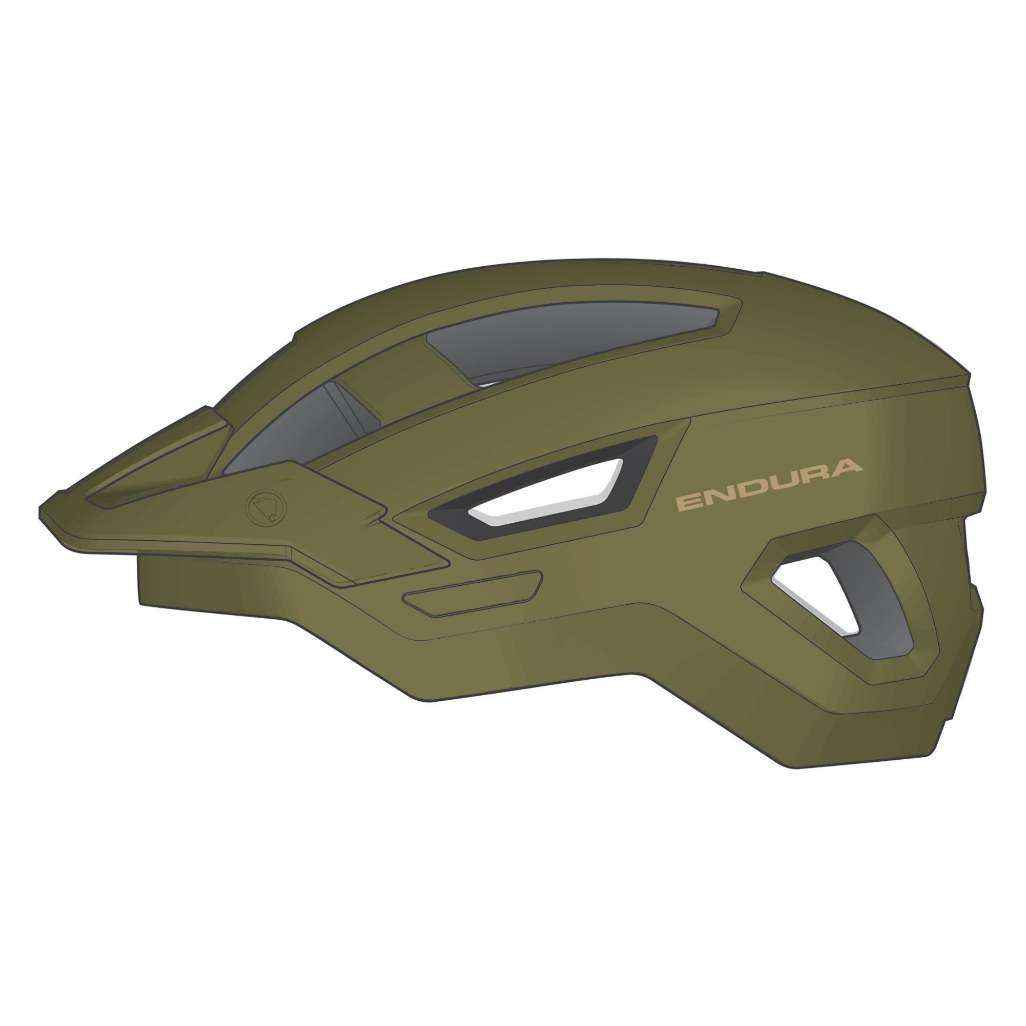 Endura Hummvee Helmet - Liquid-Life #Wähle Deine Farbe_Tweed Green