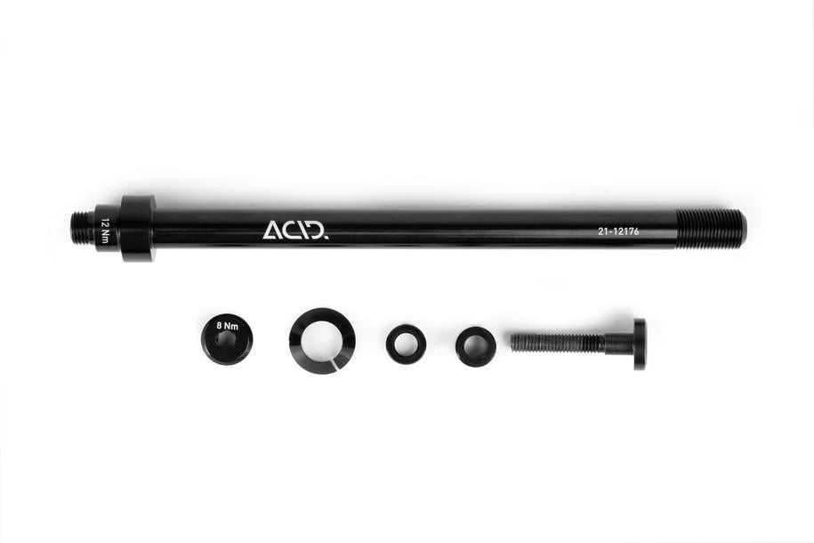 Acid Steckachse M12x1.0 148mm für Gepäckträger Full Sus - Liquid-Life #Wähle Deine Farbe_black