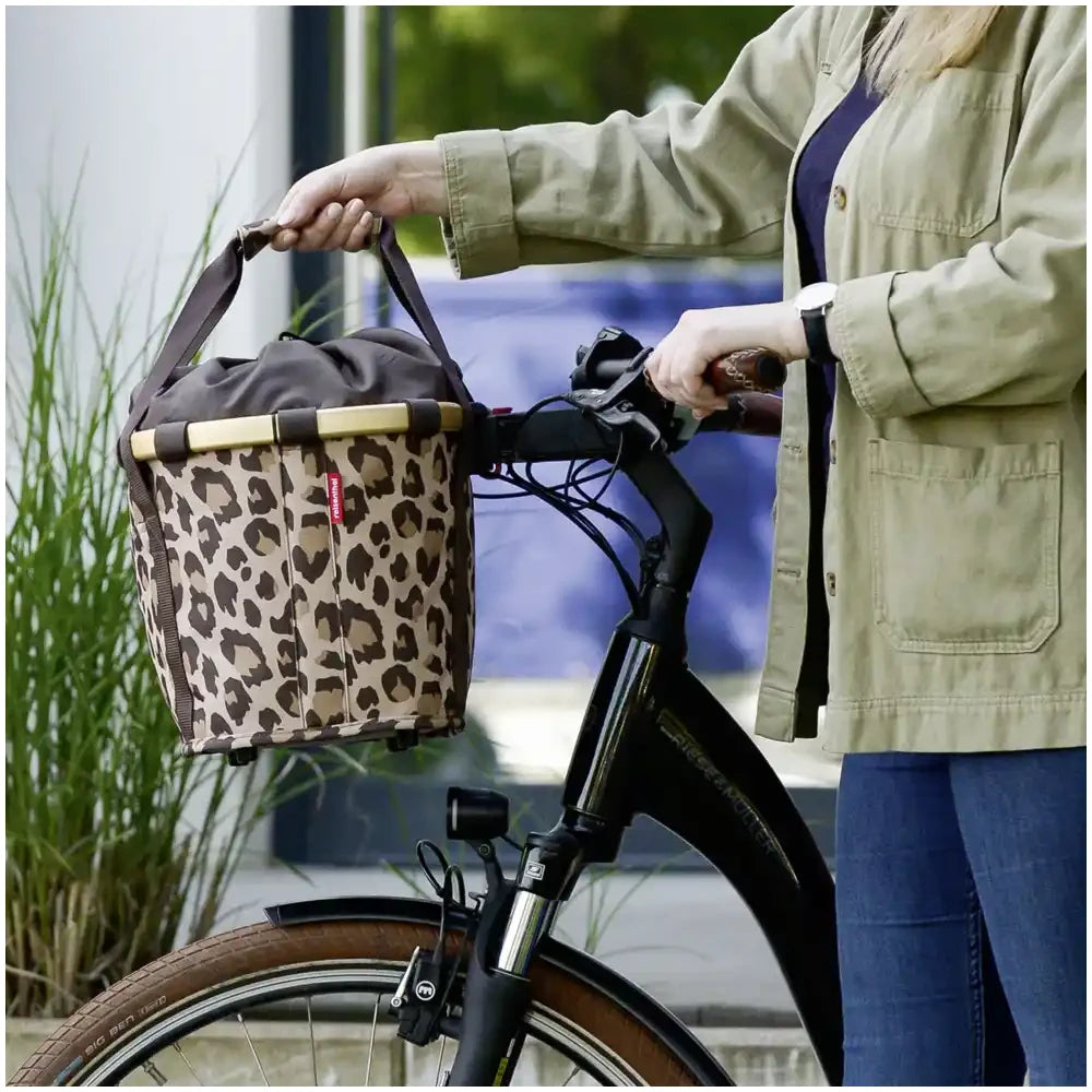 Klickfix Fahrradkorb - Liquid-Life #Wähle Deine Farbe_leo macchiato