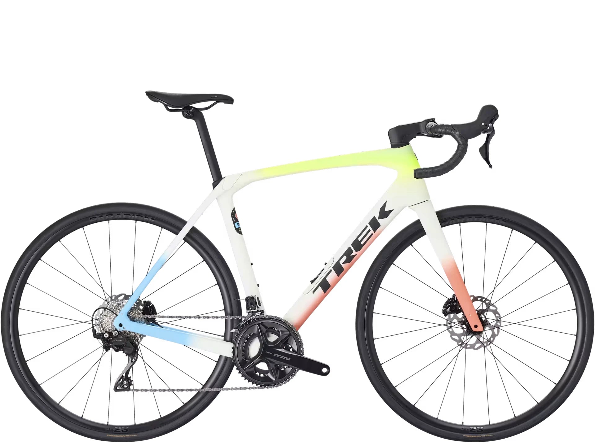 Trek Domane SL 5 Gen 4 Era White/Glowstick/Coral 2026