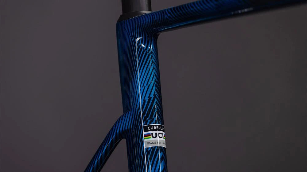 Cube Litening AIR C:68X Frameset liquidbluegrid´n´chrome 2026