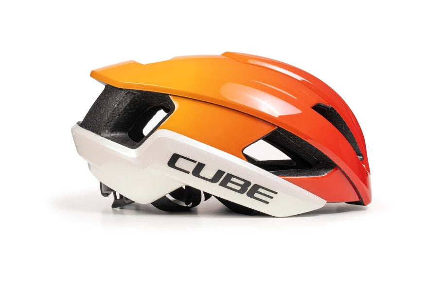 Cube Helm HERON Teamline - Liquid-Life #Wähle Deine Farbe_white'n'orange