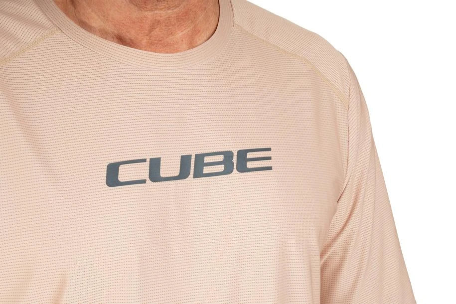 Cube Funktionsshirt kurzarm - Liquid-Life #Wähle Deine Farbe_beige