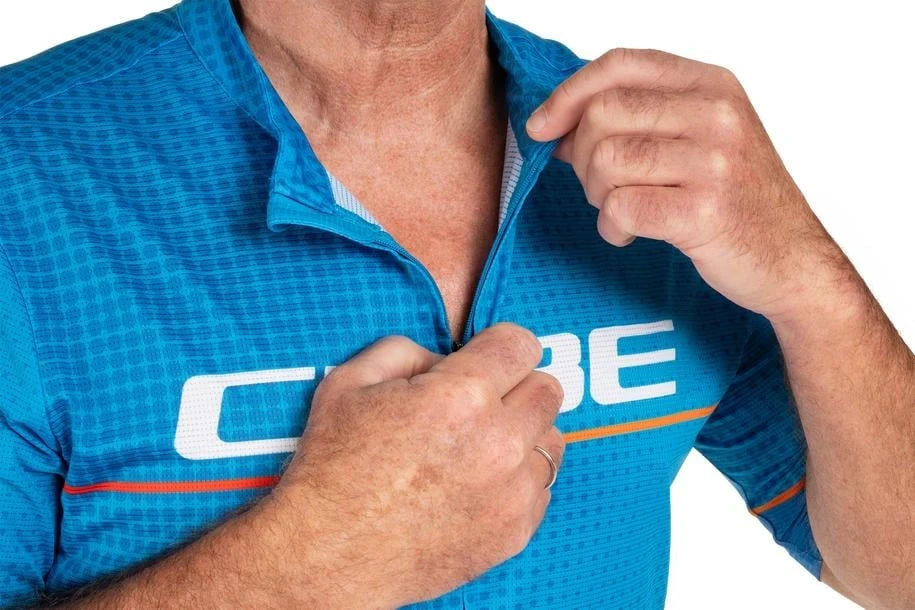 Cube Trikot CMPT TEAMLINE kurzarm - Liquid-Life #Wähle Deine Farbe_topas blue