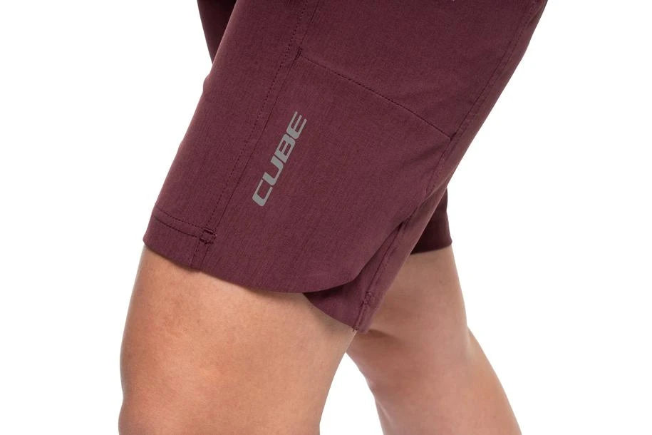 Cube WS Trail Short CMPT - Liquid-Life #Wähle Deine Farbe_bordeaux