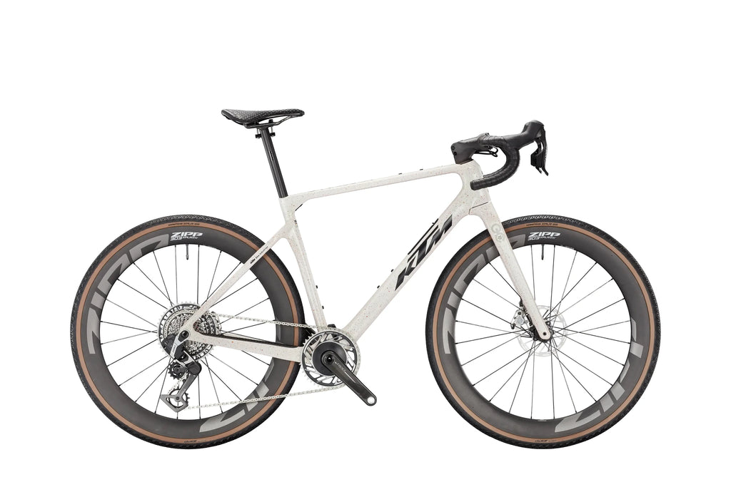 KTM Gravelator Exonic Spotted White Orange 2026