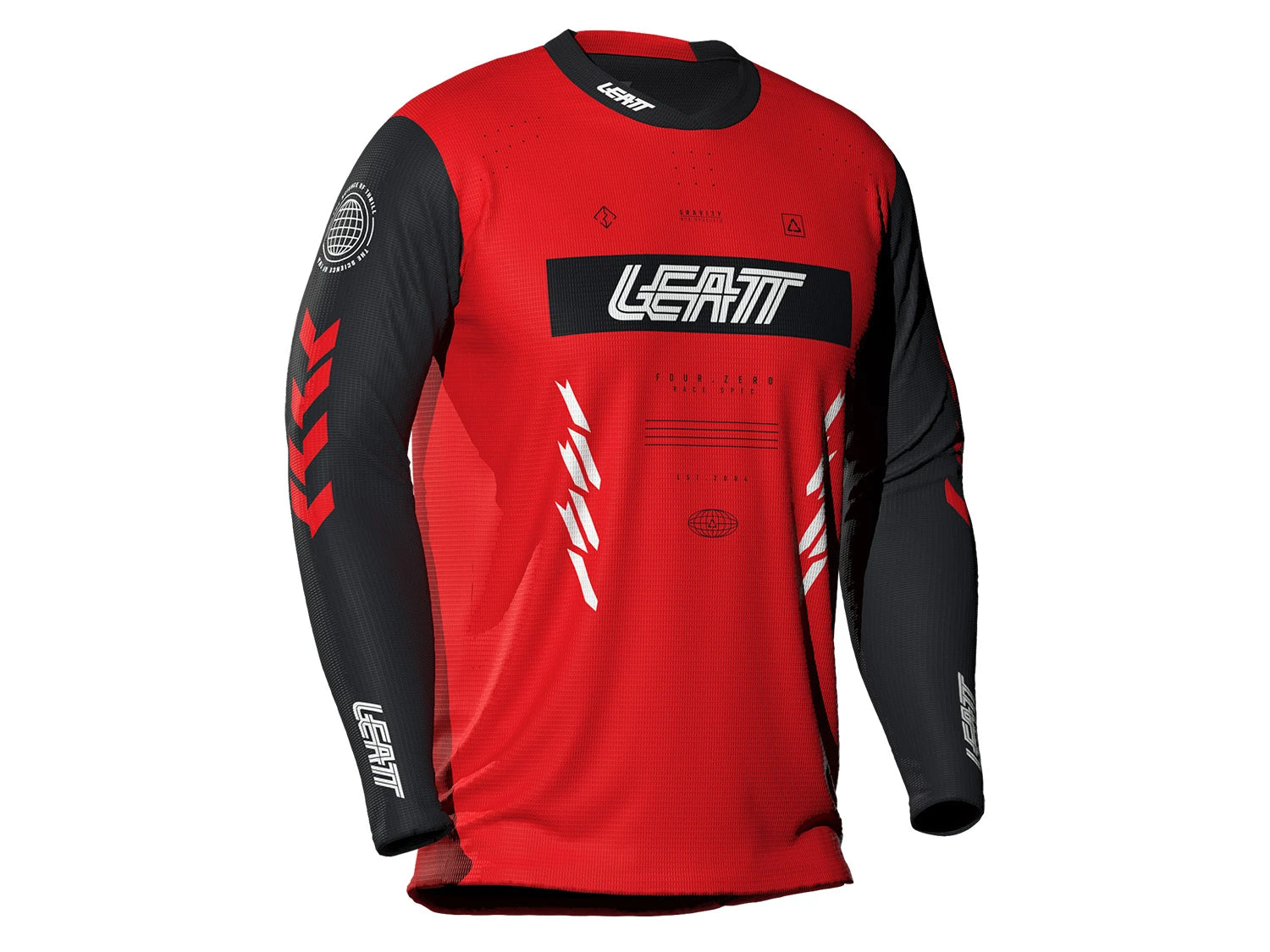 Leatt MTB Gravity 4.0 Junior Langarm-Trikot - Liquid-Life #Wähle Deine Farbe_race red