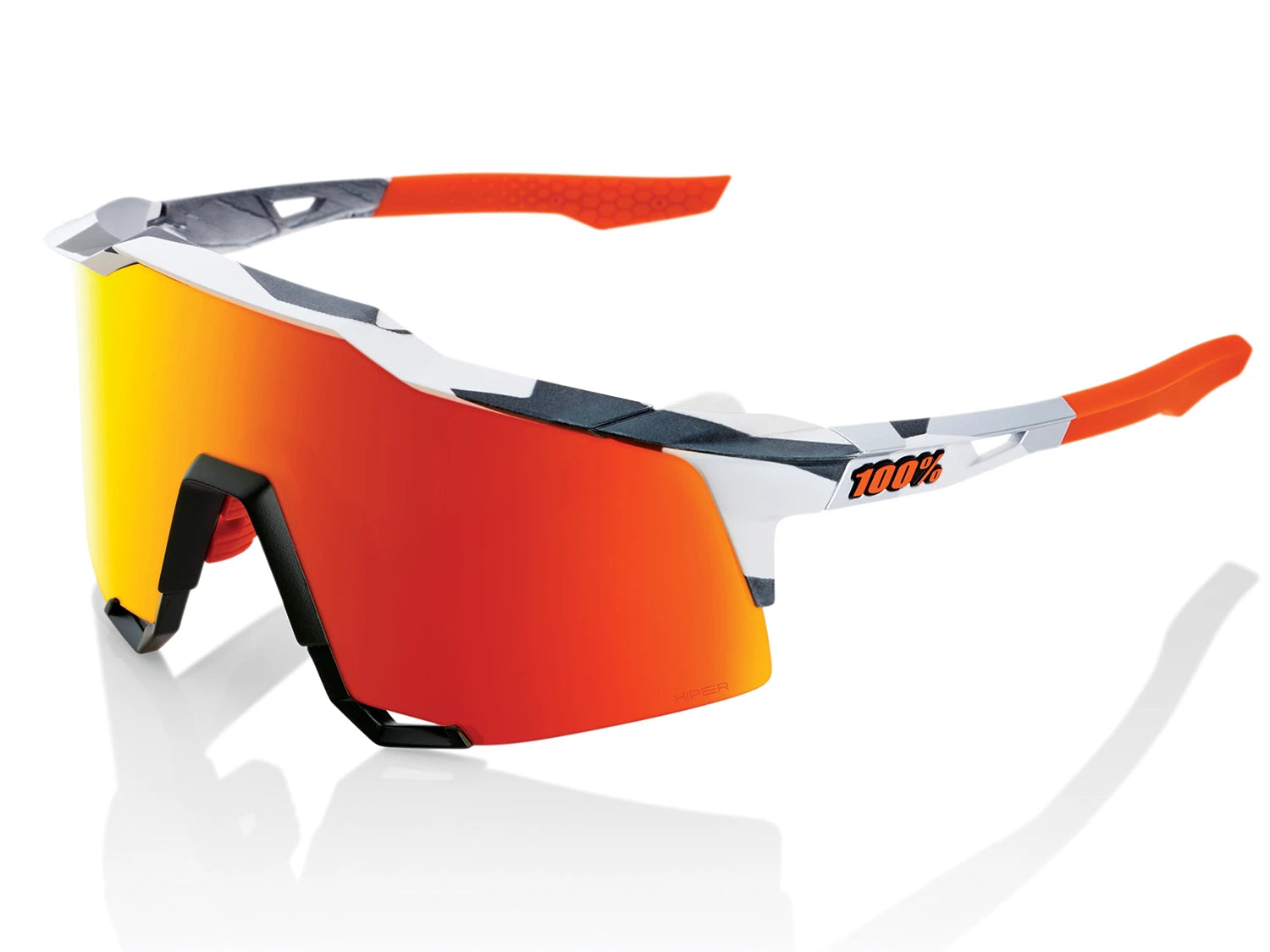100% Speedcraft - HiPER Mirror Lens - Liquid-Life #Wähle Deine Farbe_S. Tact Grey Camo