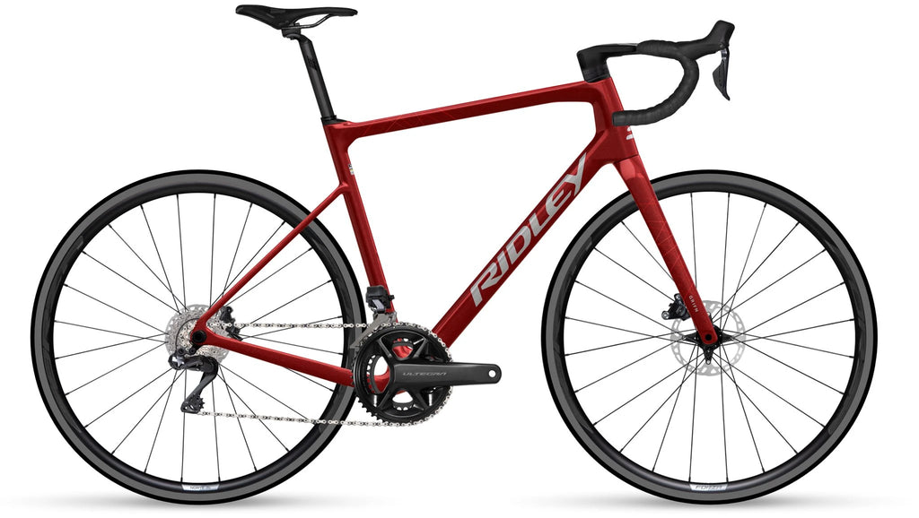 ridley rennrad trikot Ridley Grifn 105 DI2 2x12 red / metallic silver 2026 kaufen