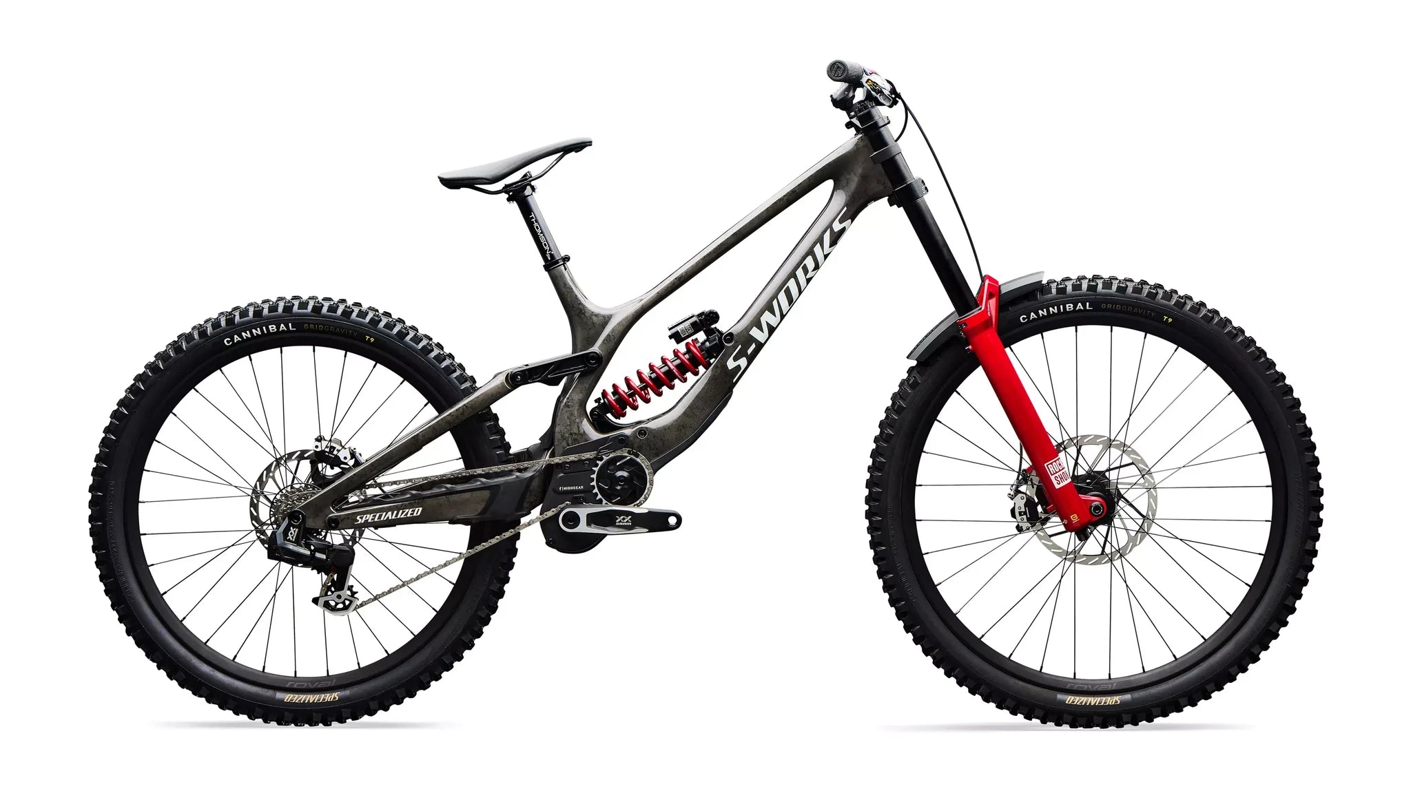 Specialized Demo 11 S-Works Charcoal/Dolomite Metallic/White 2027