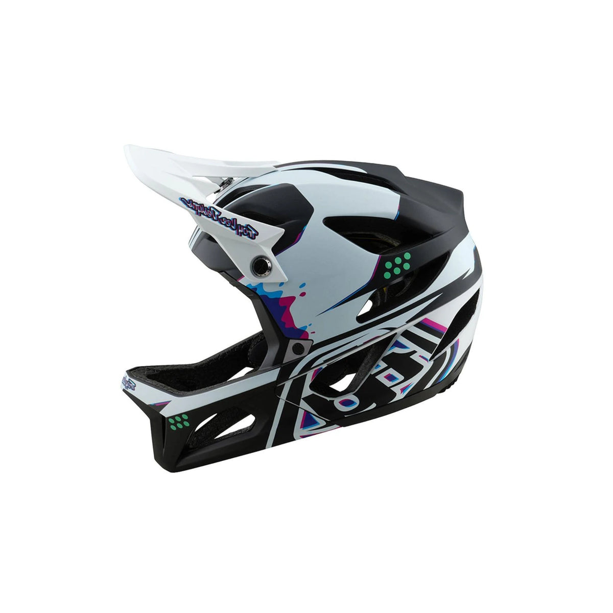 Troy Lee Designs Stage 2 Mips Helm - Liquid-Life #Wähle Deine Farbe_Proton White