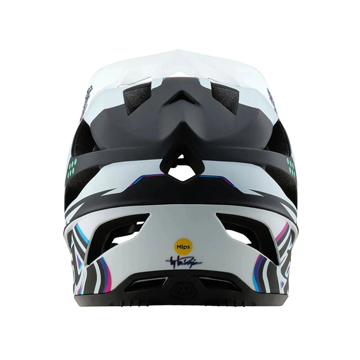 Troy Lee Designs Stage 2 Mips Helm - Liquid-Life #Wähle Deine Farbe_Proton White