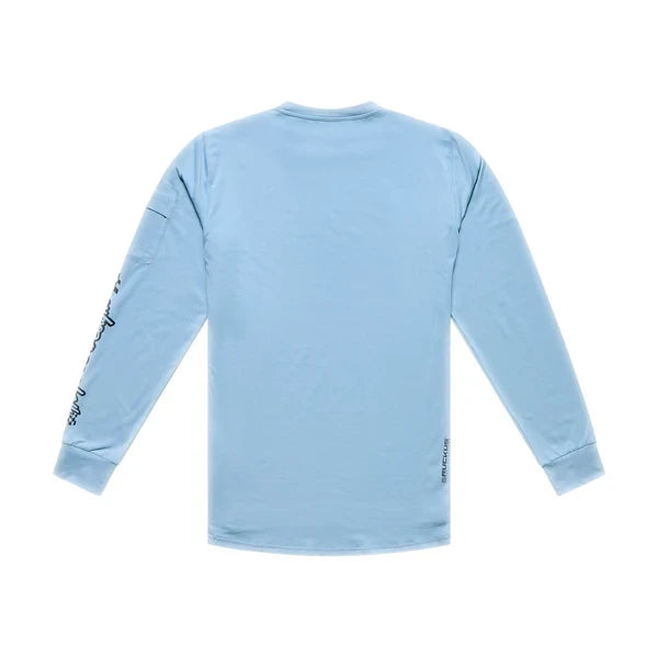 Troy Lee Designs Ruckus Ride Langarm Shirt Waves - Liquid-Life #Wähle Deine Farbe_dawn blue