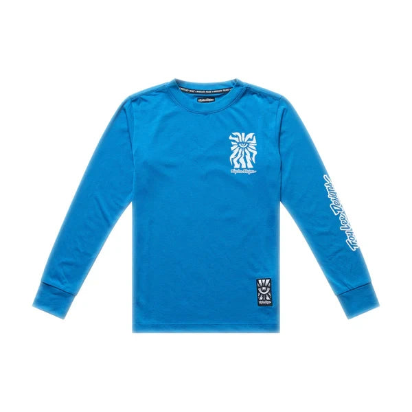 Troy Lee Designs Skyline Ride Langarm Shirt Kids - Liquid-Life #Wähle Deine Farbe_aero blue