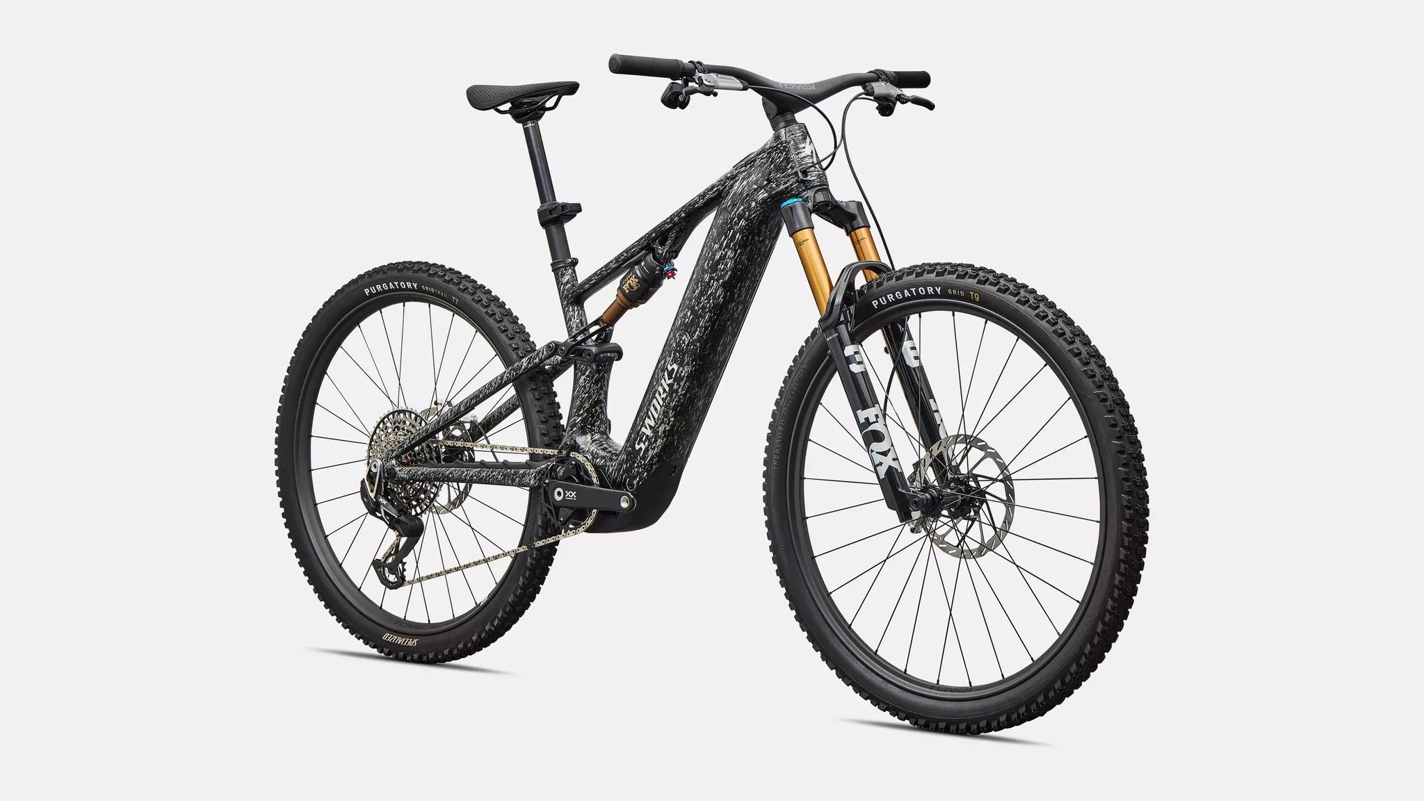 Specialized Levo R S-Works Gloss Shadow Sliver Speckle Carbon/Silver Dust 2026