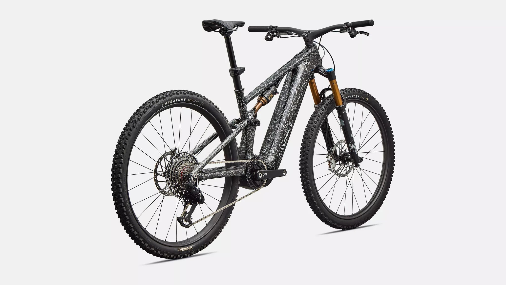 Specialized Levo R S-Works Gloss Shadow Sliver Speckle Carbon/Silver Dust 2026