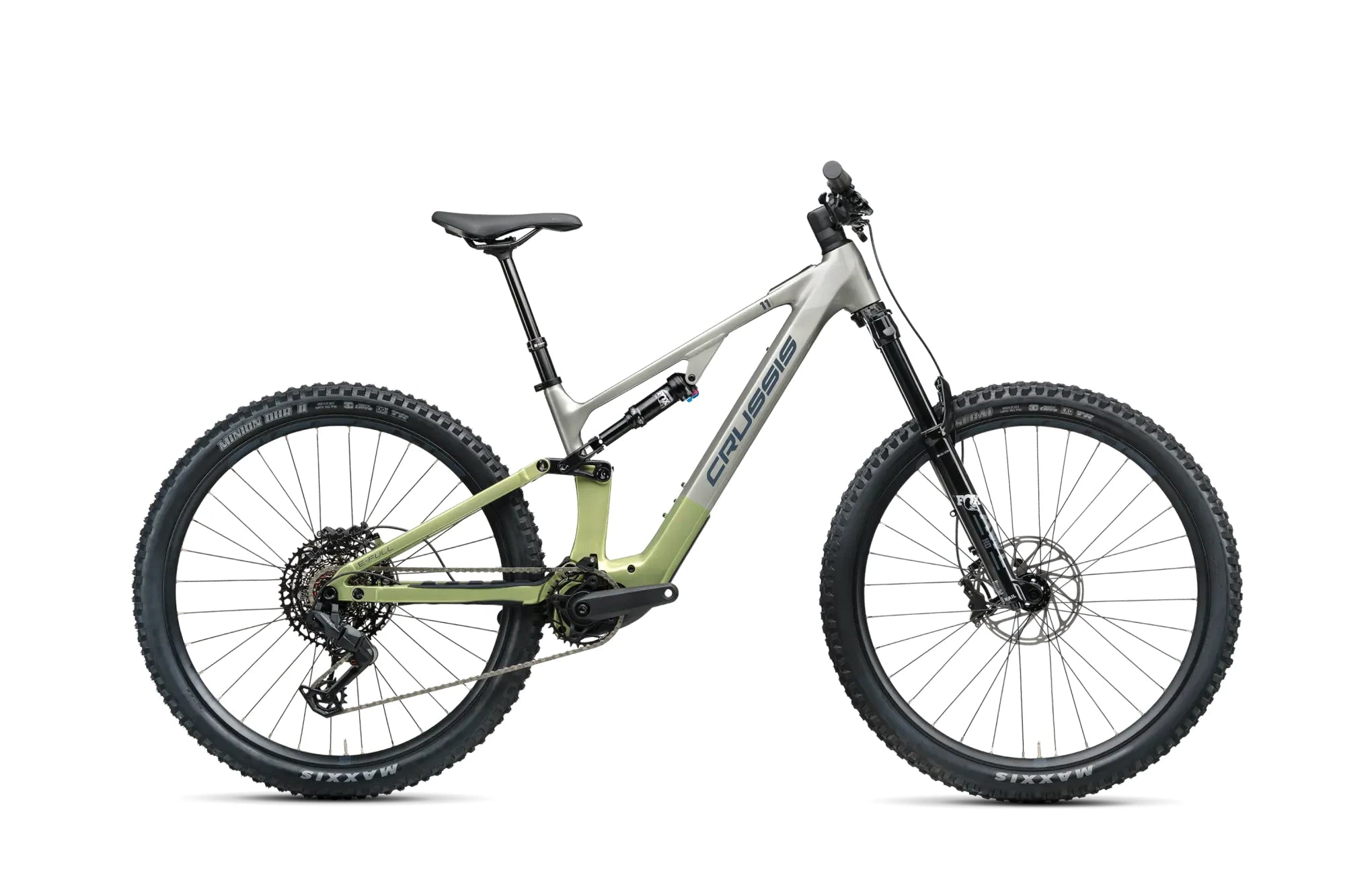 Crussis e-Full 11.11-(800 Wh) green/grey/silver 2026