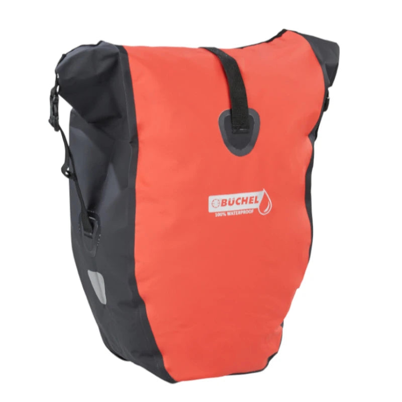Büchel Gepäckträgertasche wasserdicht - Liquid-Life #Wähle Deine Farbe_schwarz/rot