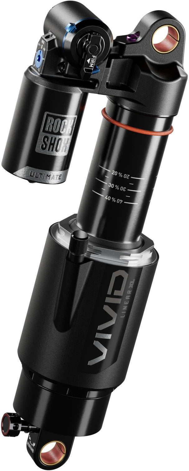 RockShox Rear Shock Vivid Ultimate RC2T D1 Reb55/Comp34 230 x 60 - Liquid-Life #Wähle Deine Farbe_black