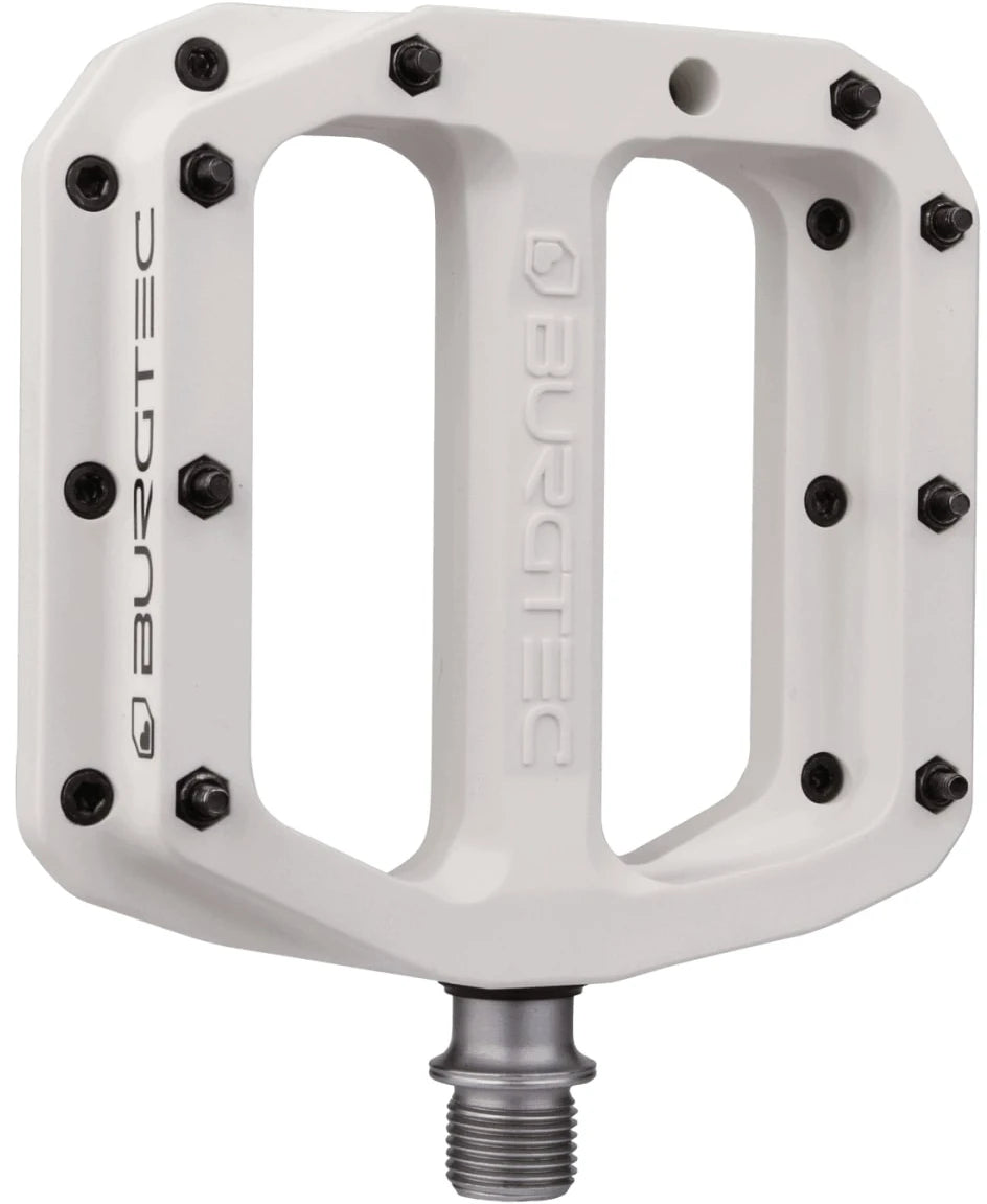 Burgtec MK4 Composite Pedals - Liquid-Life #Wähle Deine Farbe_white
