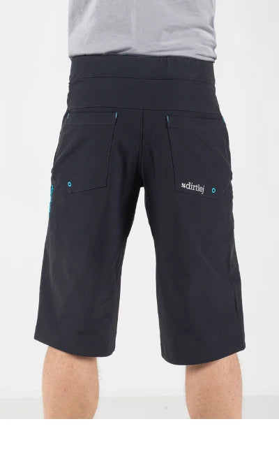 dirtlej Trailscout MTB shorts men - Liquid-Life #Wähle Deine Farbe_black