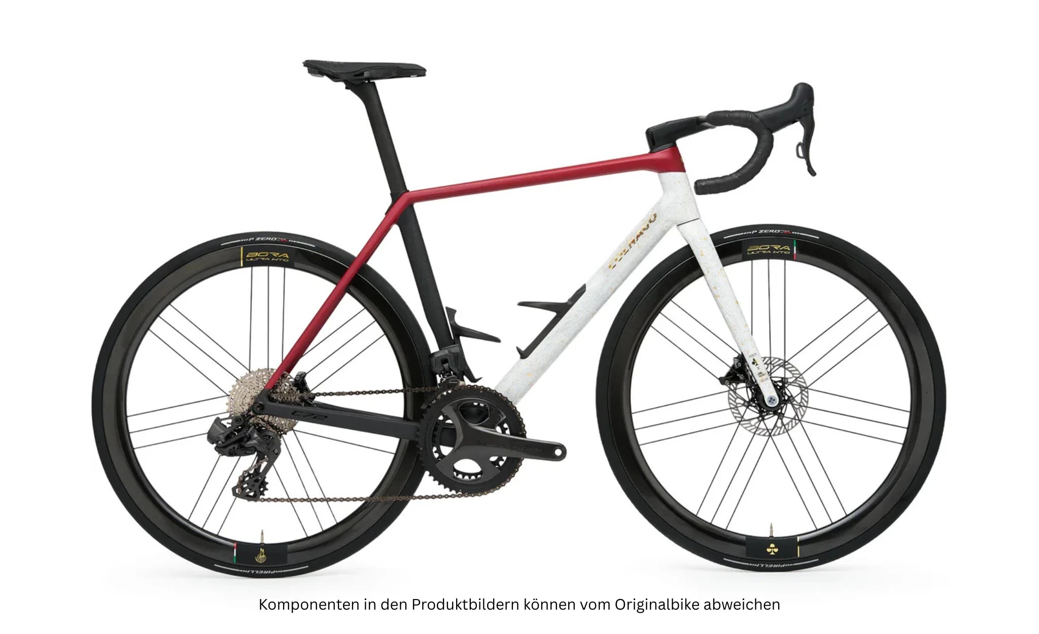 Colnago C72 La Scala Road Disc SuperRecord Special Edition white/red 2026