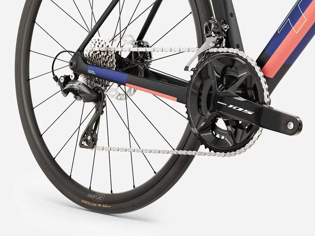 Trek Madone SL 5 Gen 8 Matte Blue/Trek Black/Living Coral 2027