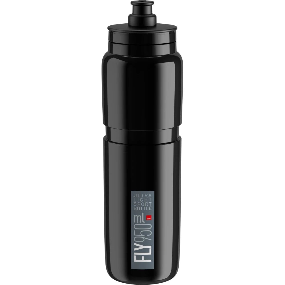 Elite Trinkflasche Fly - Liquid-Life #Wähle Deine Farbe_schwarz-grau