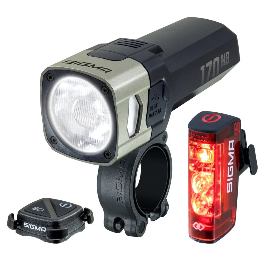 Sigma LED Akkuleuchten Set Aura 170 HB Link+Hiro 50 Link - Liquid-Life #Wähle Deine Farbe_