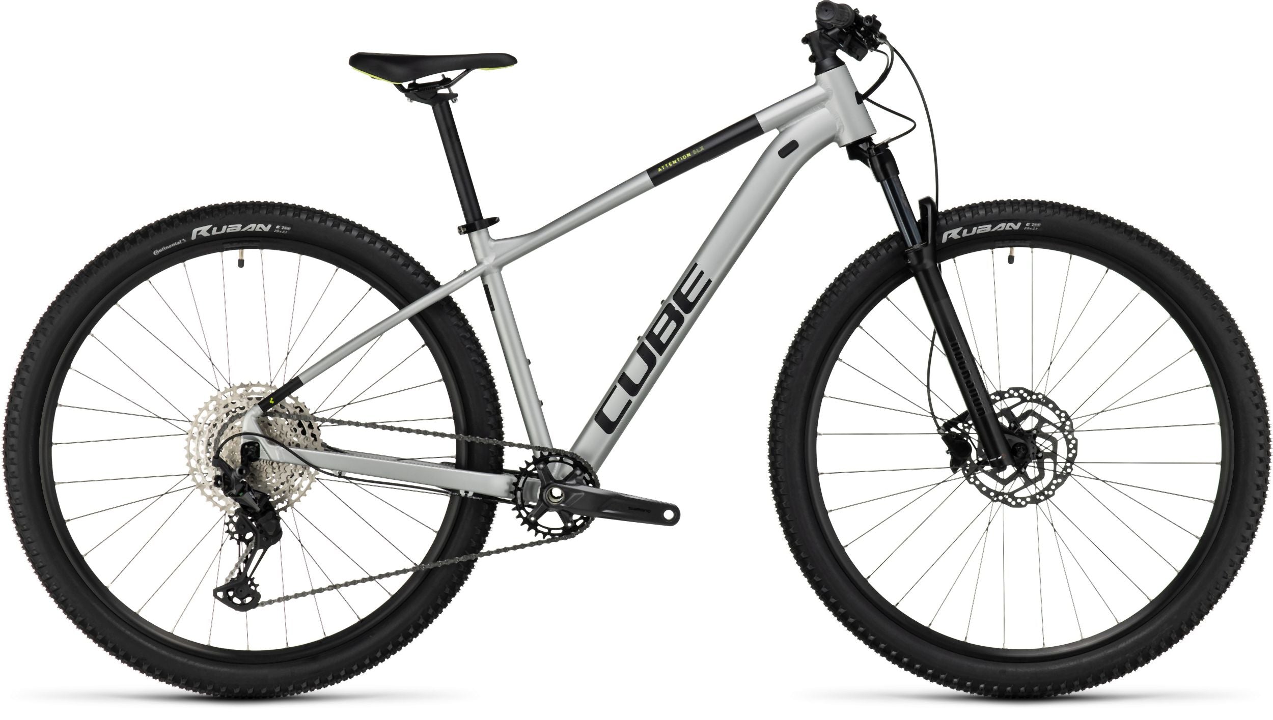 Cube Attention SLX silvergrey´n´lime 2024