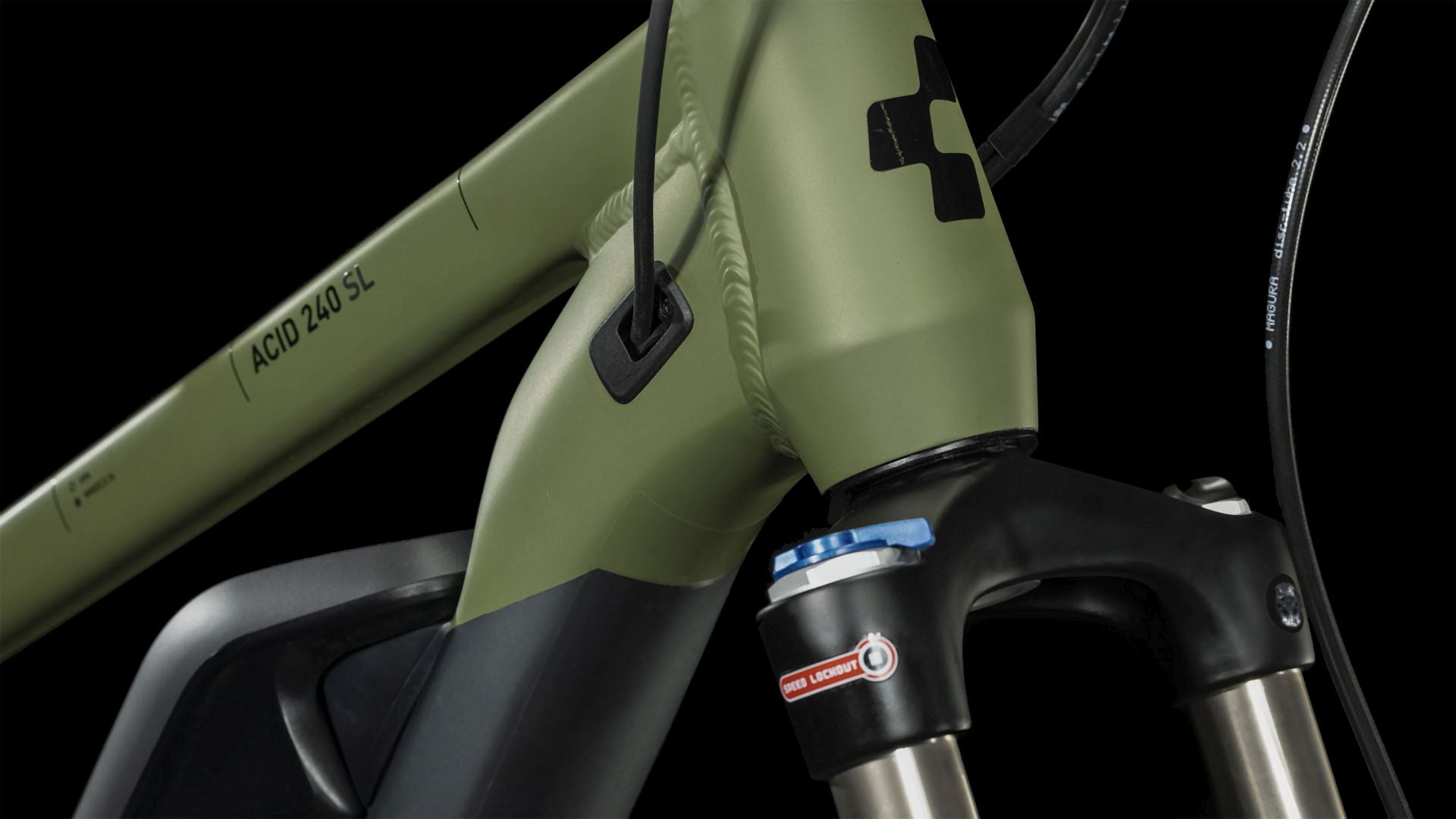 Cube Acid 240 Hybrid Rookie SLX 400 green'n'grey