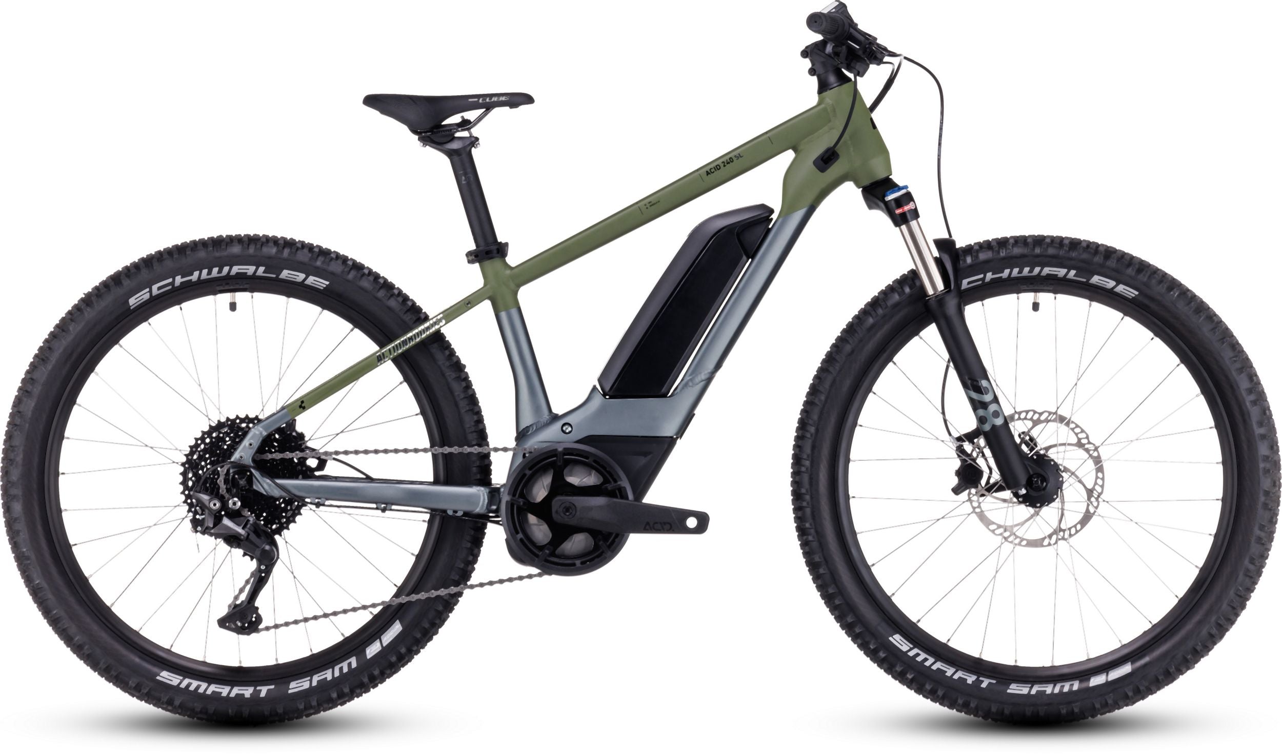 Cube Acid 240 Hybrid Rookie SLX 400 green'n'grey