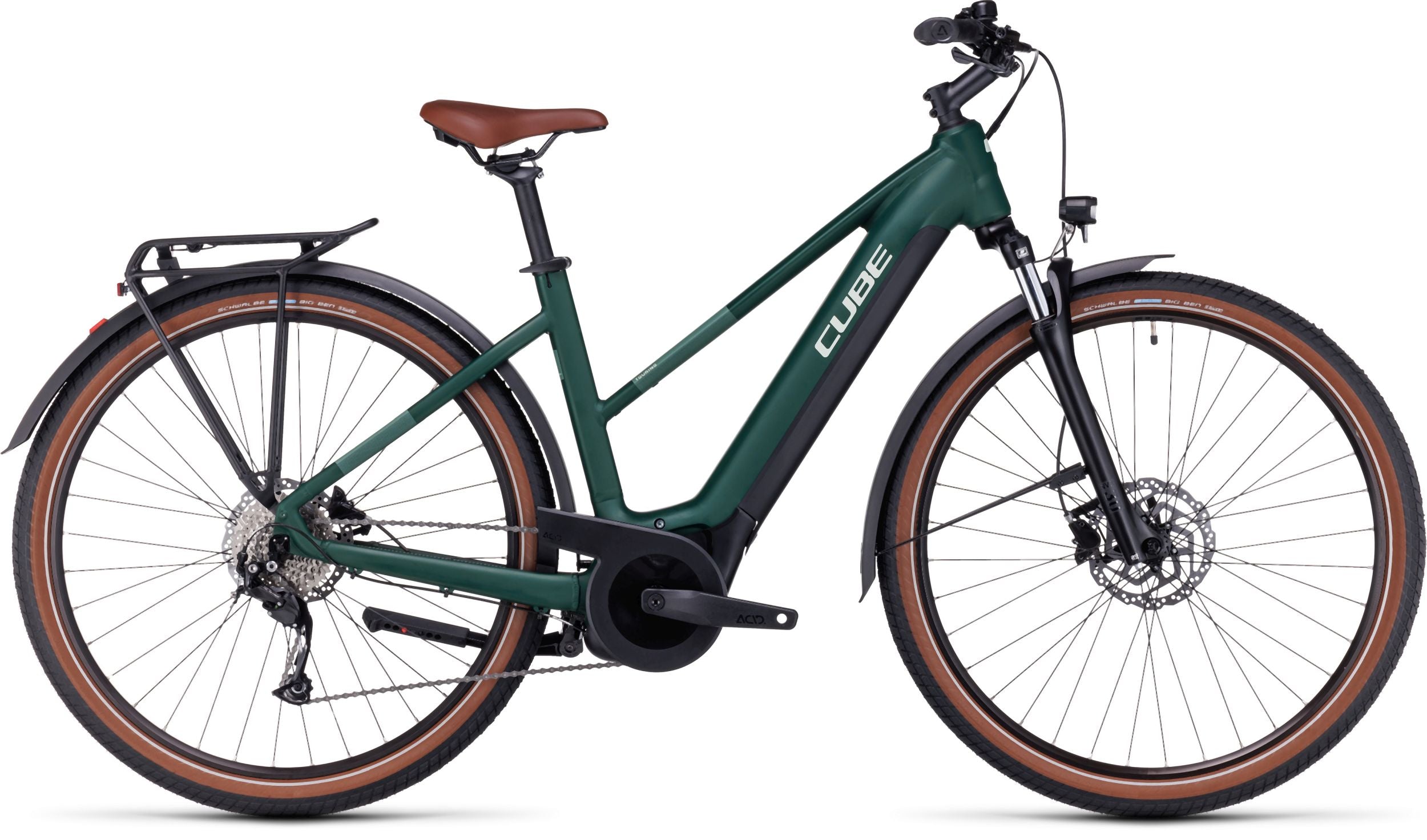 Cube Touring Hybrid ONE 500 darkgreen´n´green Trapez 2024