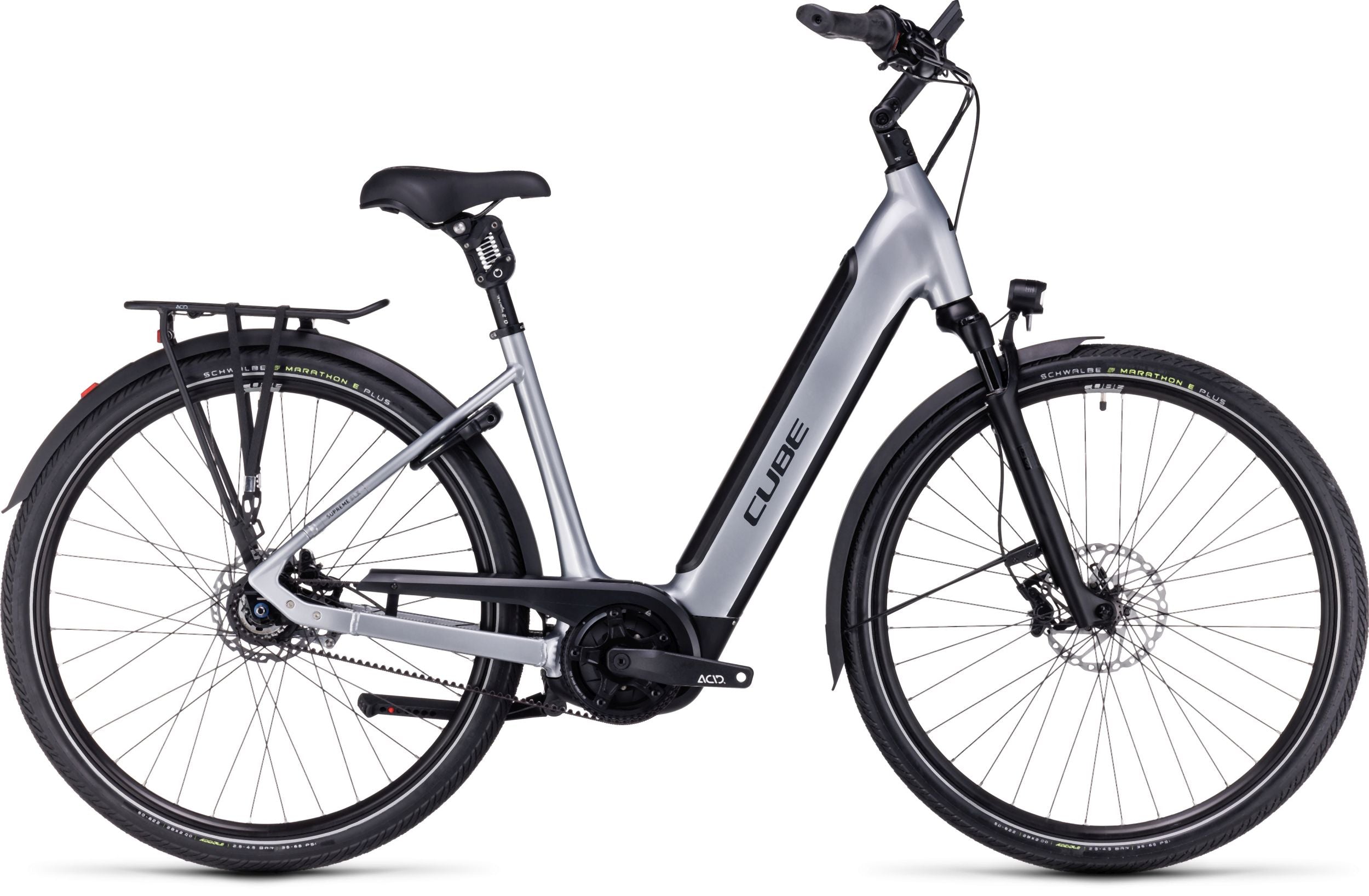 Cube Supreme RT Hybrid SLX 625 polarsilver´n´black Easy Entry 2024