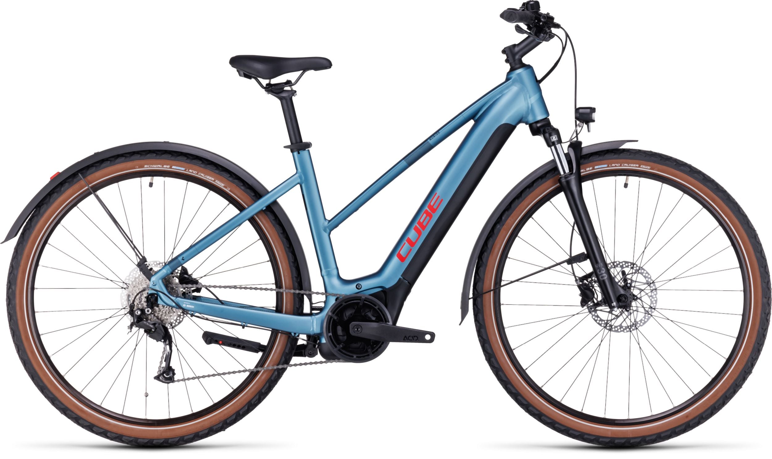 Cube Nuride Hybrid Performance 625 Allroad metalblue´n´red Trapez
