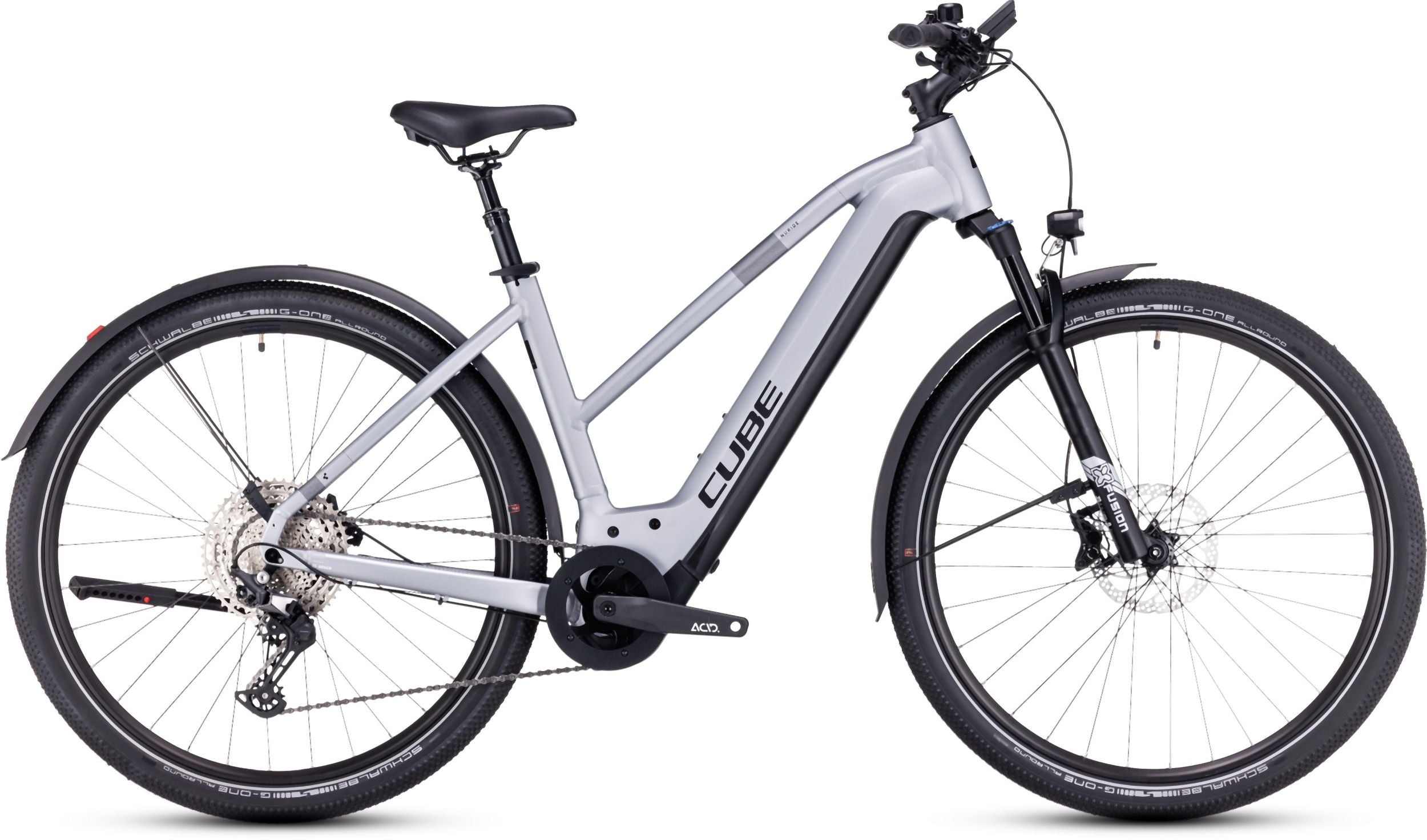 Cube Nuride Hybrid EXC 750 Allroad polarsilver´n´black Trapez
