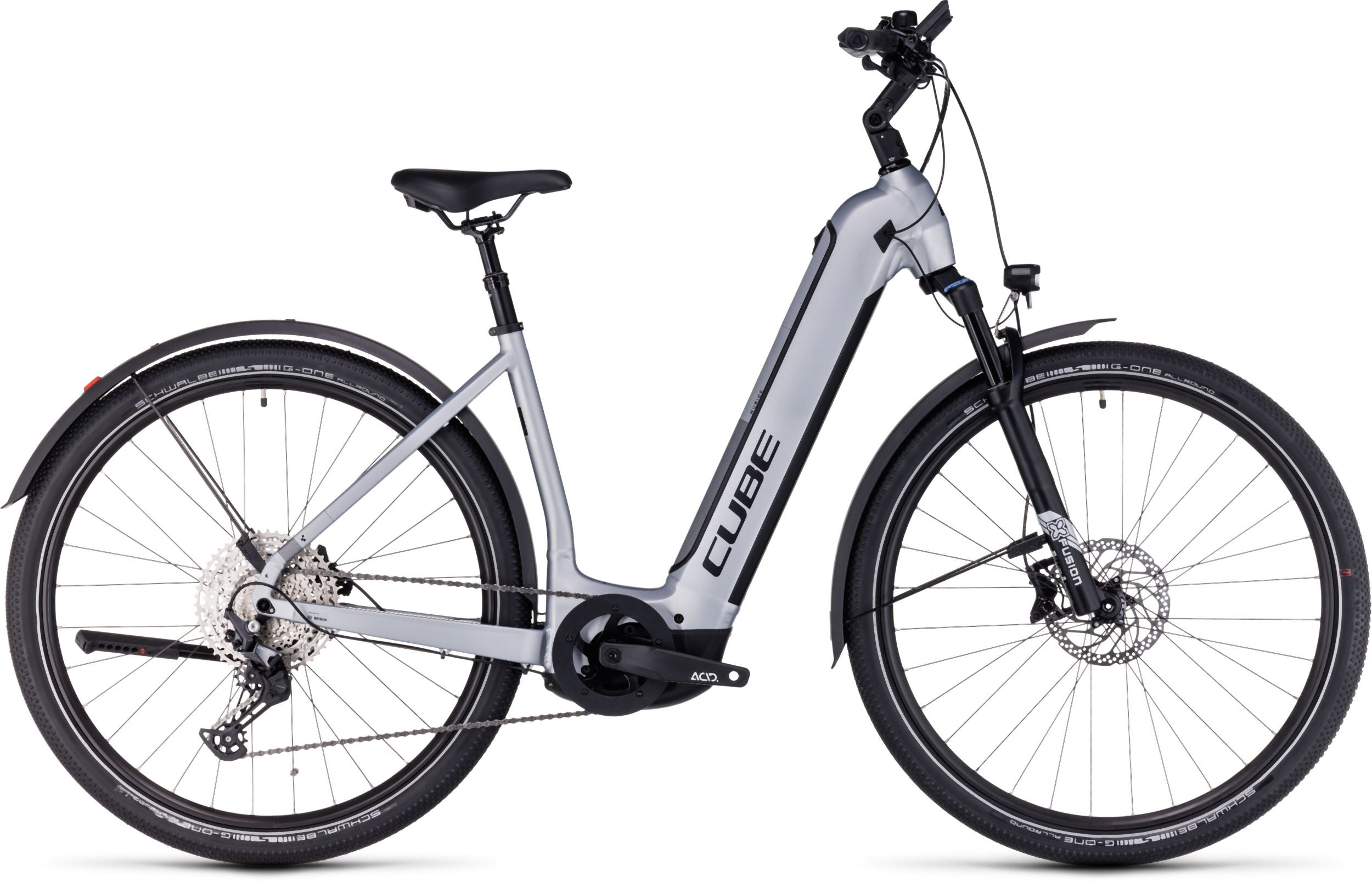 Cube Nuride Hybrid EXC 750 Allroad polarsilver´n´black Easy Entry