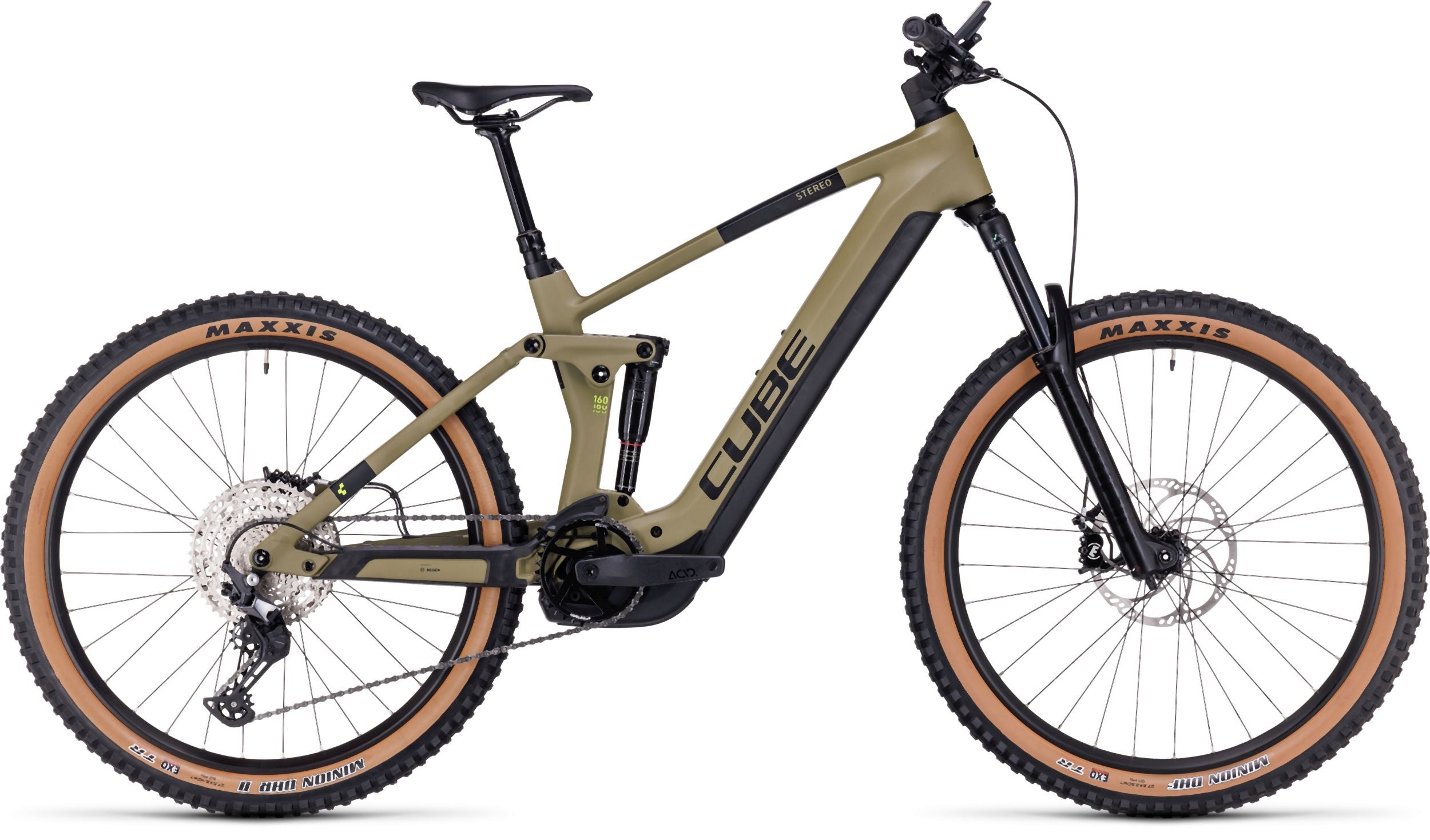 Cube Stereo Hybrid 160 HPC Race 625 olive´n´green 2024