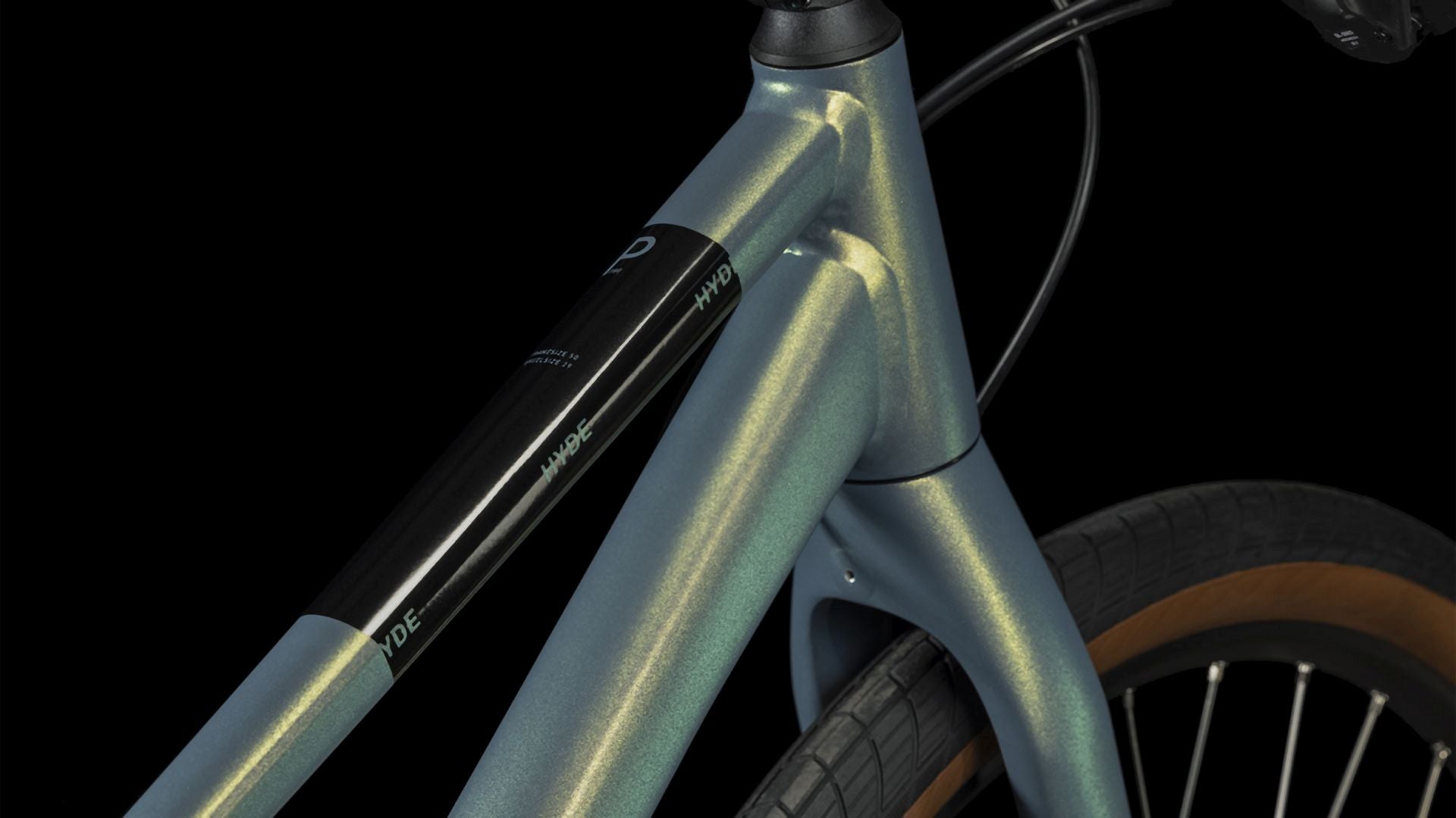 Cube Hyde Pro metalgreen´n´black Trapez