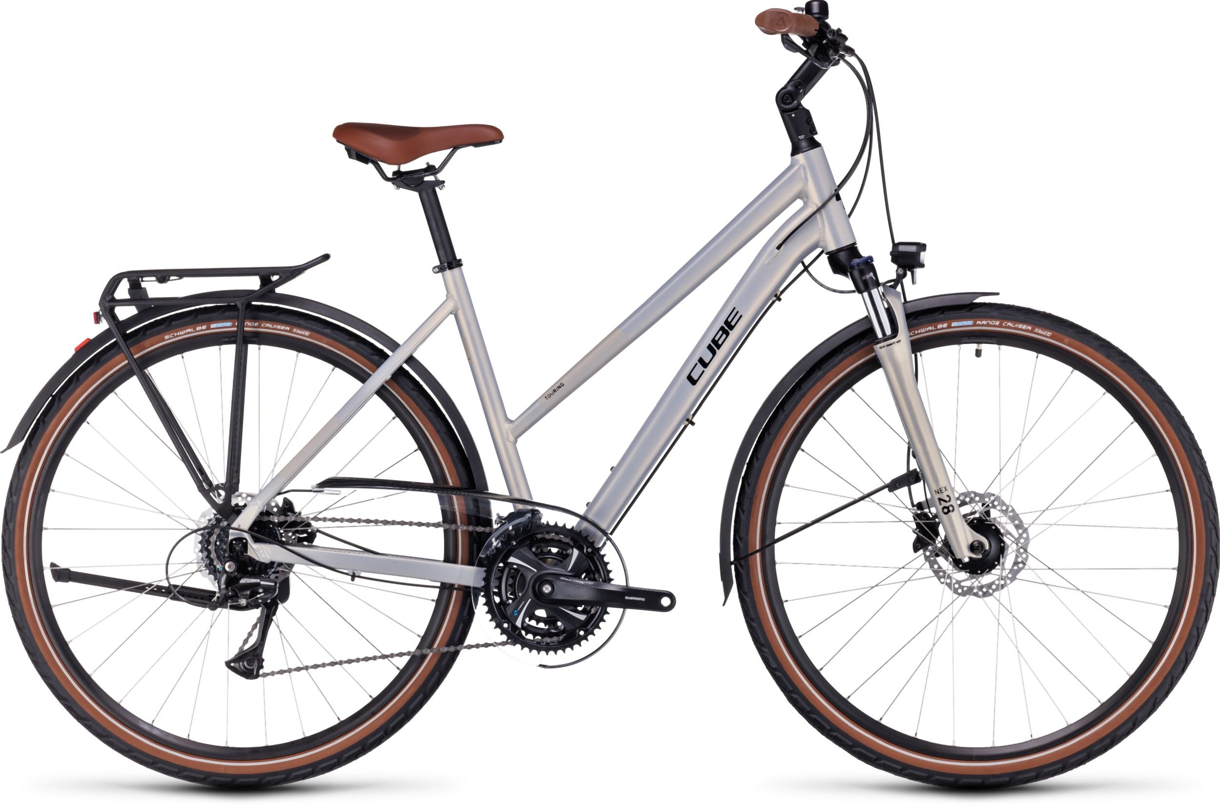 Cube Touring Pro pearlysilver´n´black Trapez
