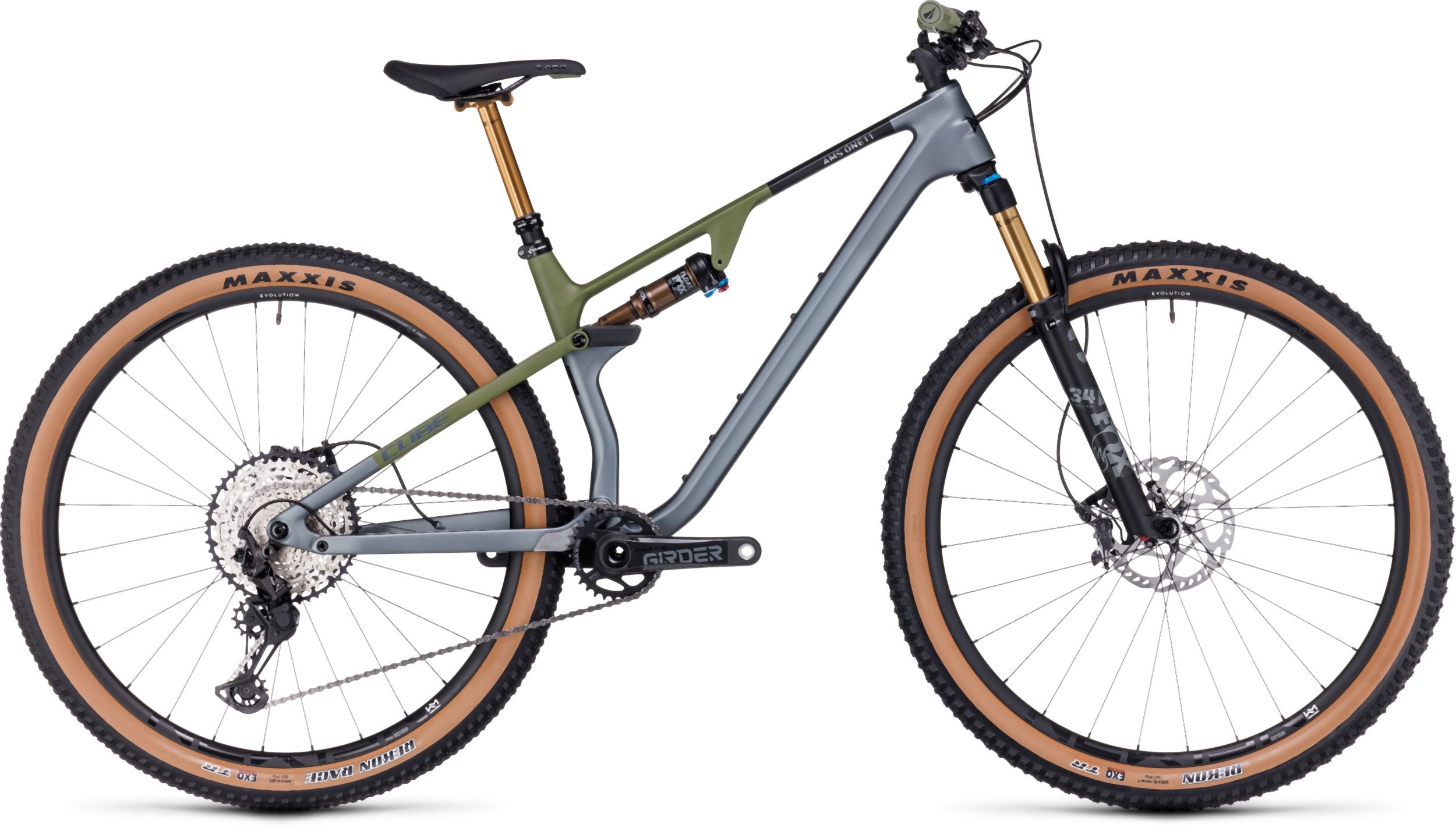 Cube AMS ONE11 C:68X TM flashgrey´n´olive