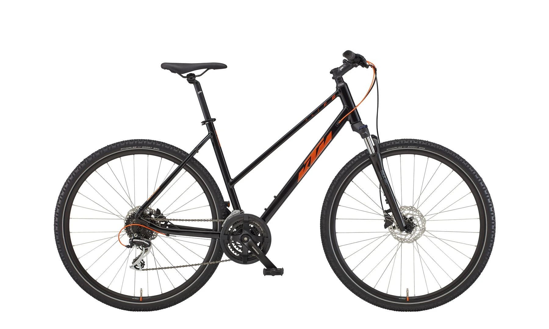 KTM X-LIFE TRACK Trapez Black (Orange&Silver) 2022