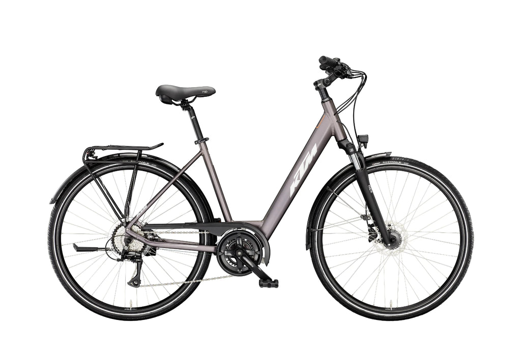 KTM LIFE RIDE Tiefeinsteiger Elderberry Matt (Silv.&Orange) 2024
