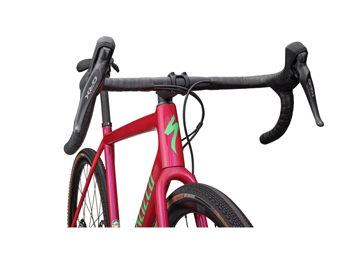 Specialized Crux Comp Gloss Vivid Pink/Electric Green 2024