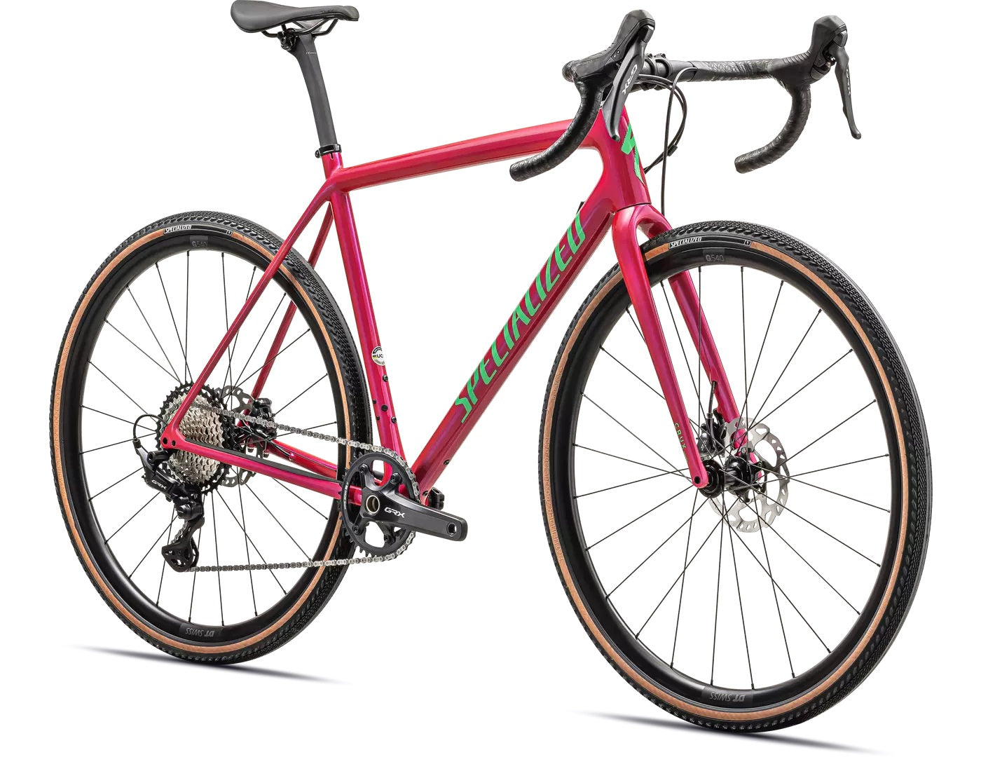 Specialized Crux Comp Gloss Vivid Pink/Electric Green 2024