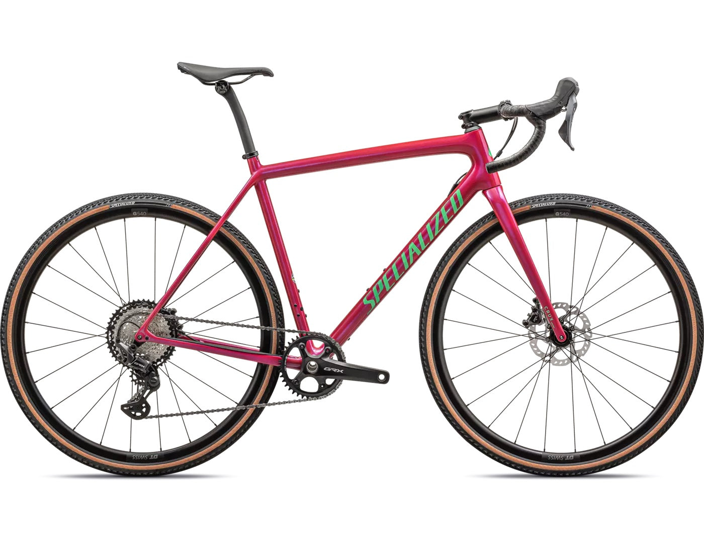 Specialized Crux Comp Gloss Vivid Pink/Electric Green