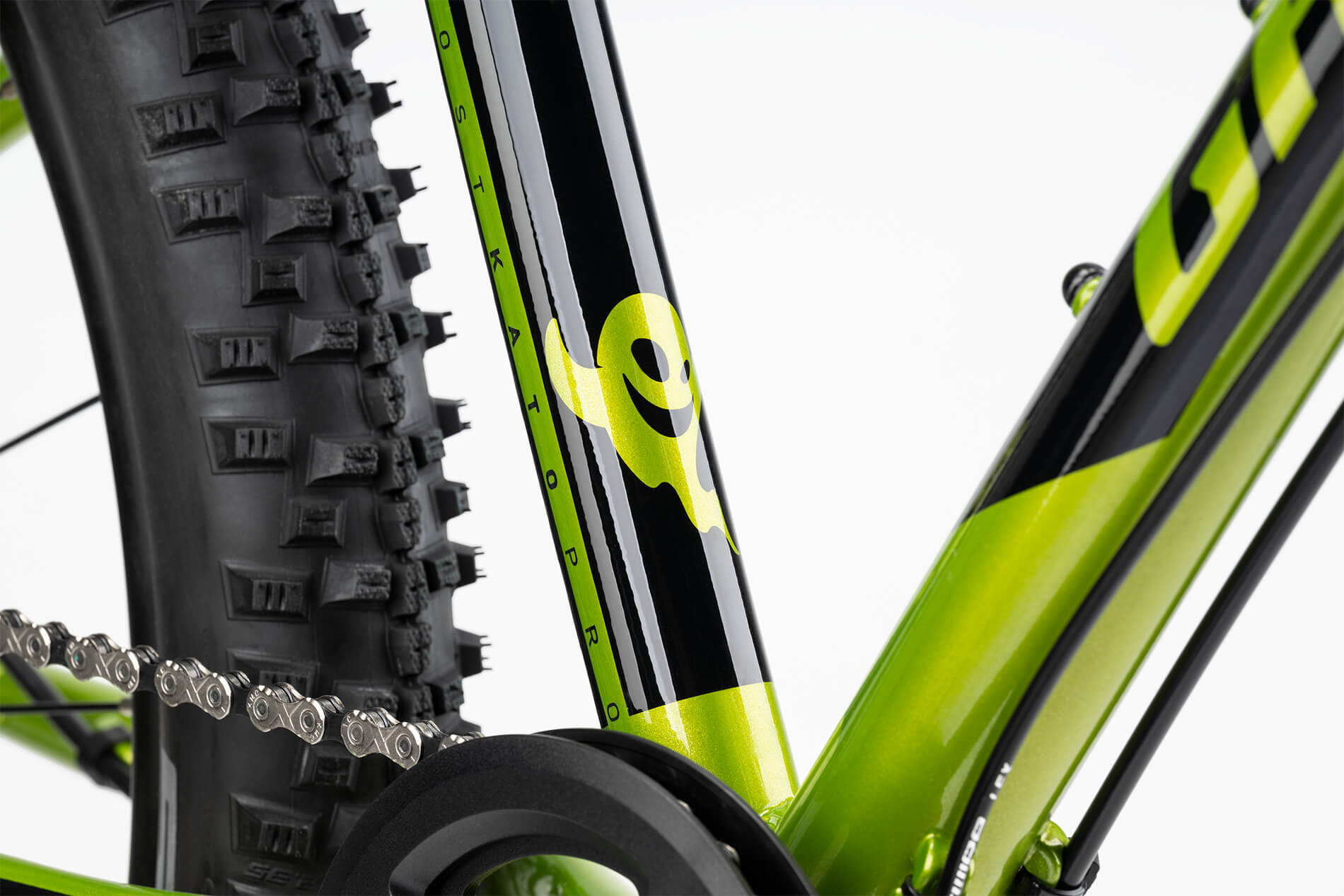 Ghost Kato 24 Pro candy lime green/black - glossy