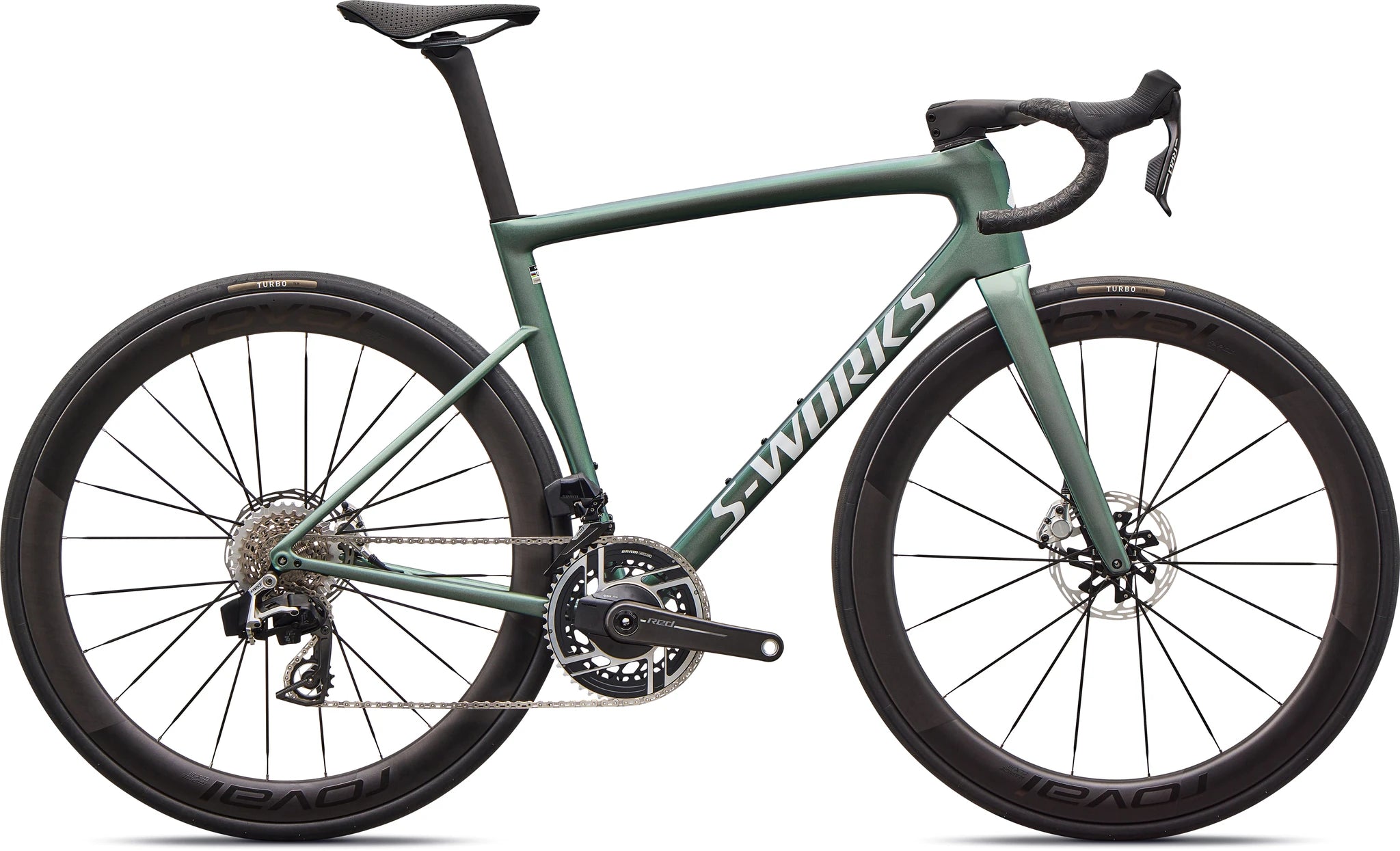 Specialized Tarmac SL8 SW AXS Gloss Premium Fjord Metallic / White Metallic Silver 2026