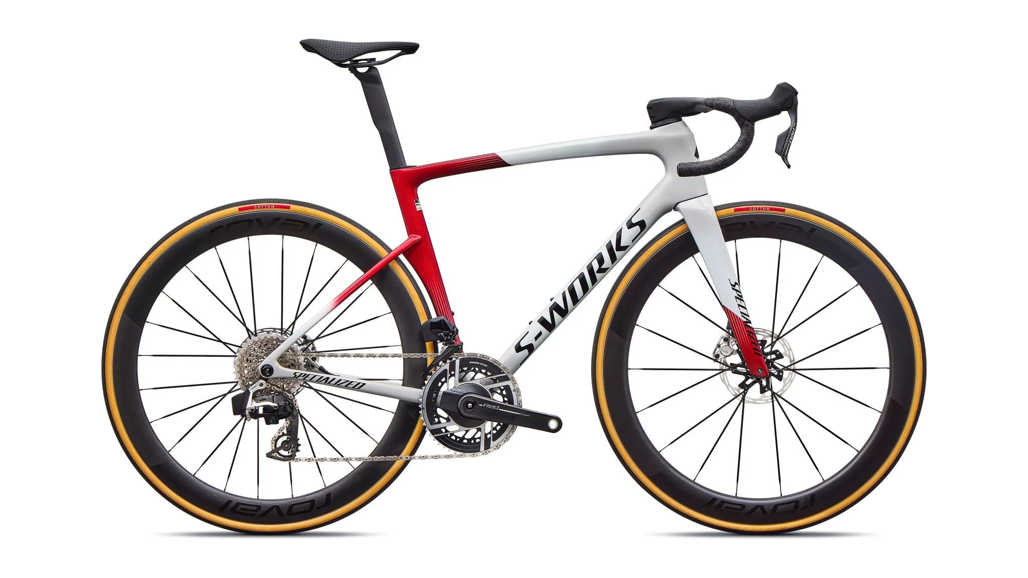 Specialized Tarmac SL9 S-Works AXS Gloss White Silver Metallic / Gloss Ruby Metallic 2027