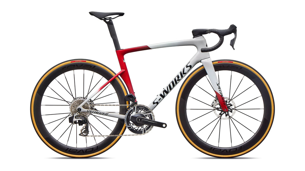 Specialized Tarmac SL9 S-Works AXS Gloss White Silver Metallic / Gloss Ruby Metallic 2027